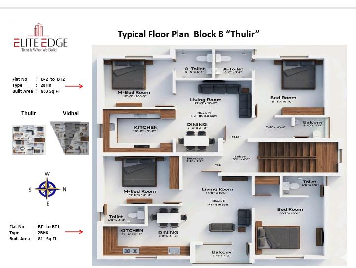 Premium 2 & 3 BHK flats for sale at Poonamallee
